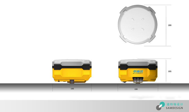 RTK測(cè)量?jī)x器外觀設(shè)計(jì)方案3